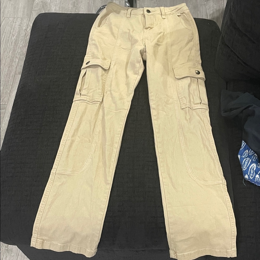 Men's Tan Cargo Pants